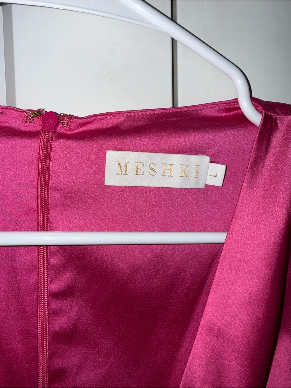 Meshki Melody Satin Twist Cut
Out Dress - Picture 5 of 5